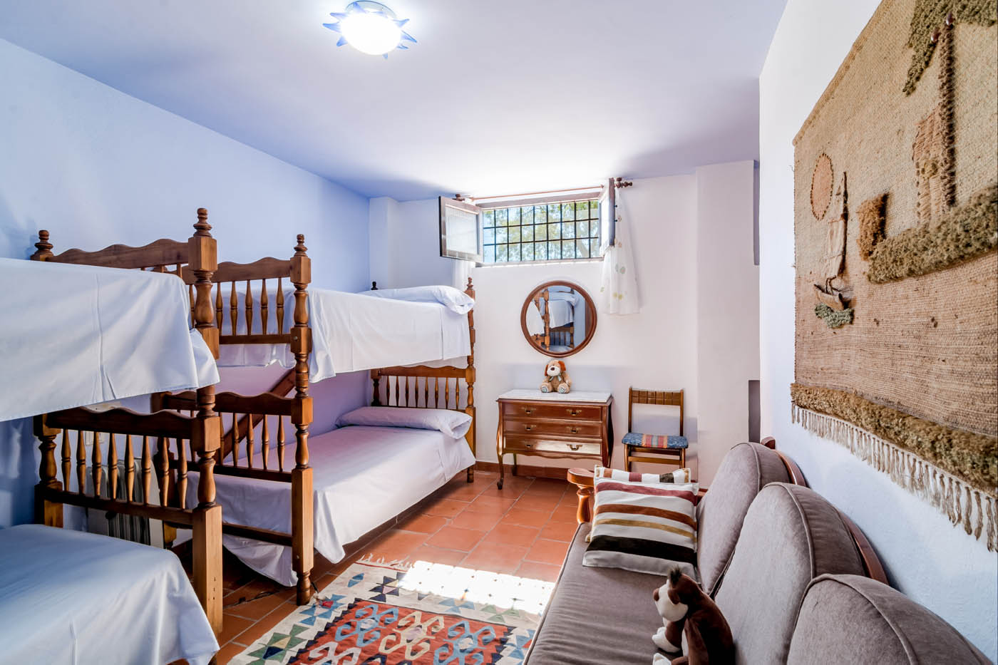 Habitación con literas